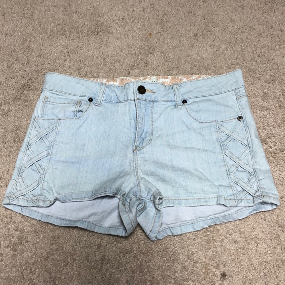 Light Denim Shorts